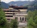 Coal preparation building, coal mine, ruins, Jiu Valley, Romania