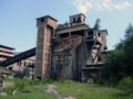 Coal preparation building, coal mine, ruins, Jiu Valley, Romania