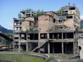 Coal preparation building, coal mine, ruins, Jiu Valley, Romania