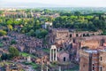 Ruins of Rome Forum Royalty Free Stock Photo