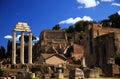 Ruins of Rome Forum in Rome