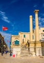 Ruins of the Royal Opera House in Valletta Royalty Free Stock Photo