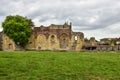The ruins of Royal Palace at St Augustine`s Abbey in Canterbury, England Royalty Free Stock Photo