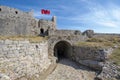 Ruins of Rozafa Castle in Shkoder , Albania Royalty Free Stock Photo
