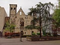 Ruins of saint Alban church, destroyed in the second world war Royalty Free Stock Photo