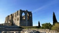 Ruins of Saint-Felix Abbey near the town of Gigean