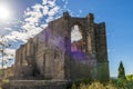 Ruins of Saint FÃÂ©lix de Montceau abbey at Gigean in Herault in Occitanie, France