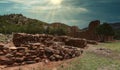 Ruins of of the San JosÃÂ© de los JÃÂ©mez Mission, built in 1621, in the Jemez River Valley