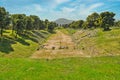 Abaton of Epidaurus at the sanctuary in Greece Royalty Free Stock Photo