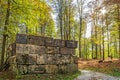 Ruins of Sarmizegetusa Regia Dacian capital, Romania Royalty Free Stock Photo