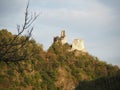 Ruins of Senftenberg castle in Austria Royalty Free Stock Photo