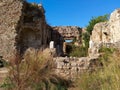 Ruins of Side city, Turkey Royalty Free Stock Photo