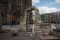 Ruins of the Side Portal of the Roman North Gate - Cologne, Germany Royalty Free Stock Photo