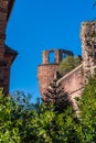 Ruins of a side tower of Heidelberg Castle