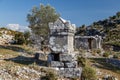 Ruins of Sidyma ancient city Royalty Free Stock Photo