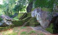 Ruins of Sigiriya castle Royalty Free Stock Photo