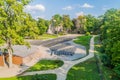 Ruins of Sigulda Medieval Castle, Latv Royalty Free Stock Photo