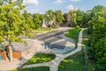 Ruins of Sigulda Medieval Castle, Latv Royalty Free Stock Photo