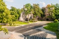 Ruins of Sigulda Medieval Castle, Latv Royalty Free Stock Photo