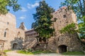 Ruins of Sigulda Medieval Castle, Latv Royalty Free Stock Photo