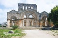 Ruins of Simeon Stylites's basilica Royalty Free Stock Photo