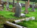 Ruined Church and ancient burial ground, South Ayrshire, Scotland. Royalty Free Stock Photo
