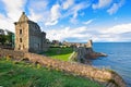 Ruins of St Andrews Castle Royalty Free Stock Photo