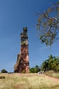 Ruins of St.Augustine church in Old Goa, Portuguese India