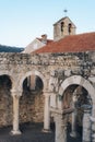 Ruins of St John monastery in Rab town in Croatia Royalty Free Stock Photo