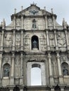 Ruins of St. Paul in Macau, China Royalty Free Stock Photo