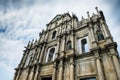 Ruins of St Paul Macau Royalty Free Stock Photo