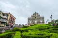 Ruins of St. Paul`s, Historic Centre of Macau Royalty Free Stock Photo