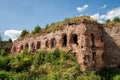 Ruins in fortress of Oreshek. Shlisselburg, Russia Royalty Free Stock Photo