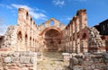 Ruins of St. Sophia church in Nesebar Royalty Free Stock Photo