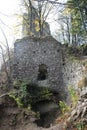 Ruins of Starhrad castle in ÃÂ½ilina region Royalty Free Stock Photo