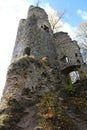 Ruins of Starhrad castle in ÃÂ½ilina region Royalty Free Stock Photo