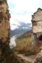 Ruins of Starhrad castle in ÃÂ½ilina region Royalty Free Stock Photo