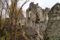 Ruins of Starhrad castle in ÃÂ½ilina region Royalty Free Stock Photo