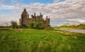 Ruins of a stone castle Kilchurn Royalty Free Stock Photo