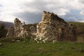 Ruins and storm Royalty Free Stock Photo