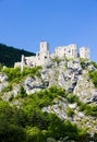 ruins of Strecno Castle, Slovakia Royalty Free Stock Photo