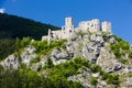 ruins of Strecno Castle, Slovakia Royalty Free Stock Photo