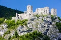 ruins of Strecno Castle, Slovakia Royalty Free Stock Photo