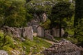 Ruins of Sveti Dorde church above Kotor, Monteneg