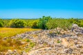 Ruins of Talayot Capocorb Vell at Mallorca, Spain Royalty Free Stock Photo