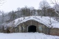 Ruins of Tarakaniv Fortress at Tarakaniv, Ukraine