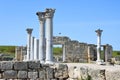 Ruins of Tauric Chersonese in Sevastopol, Crimea Royalty Free Stock Photo