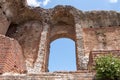 Ruins of Teatro di Taormina, Sicily, Italy
