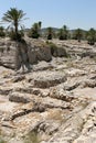 Ruins At Tel Megiddo, Israel