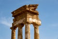 Ruins of Tempio di Castore e Polluce in Valley of the Temples Valle dei Templi near Agrigento